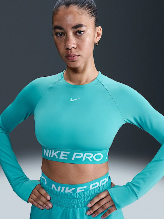 turquoise nike top