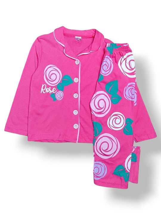 Babydom Kids' Pajamas Fuchsia, Pink, Lilac