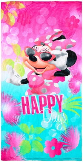 Authentisches Strandtuch Mädchen "Minnie Maus" 70x140