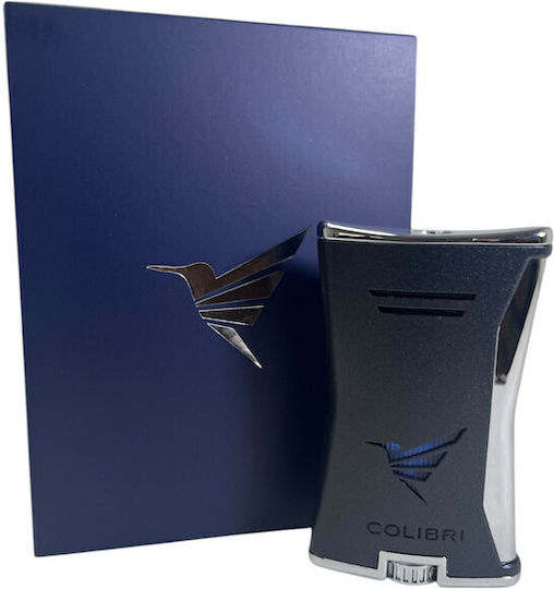 Colibri Αντιανεμικός Αναπτήρας Φλόγας Τύπου Jet σε Μαύρο χρώμα