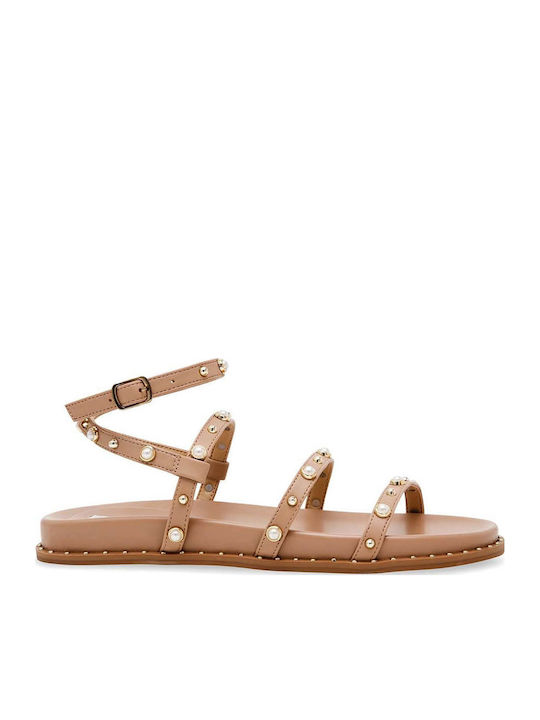 Steve Madden Stormie Γυναικεία Σανδάλια Καφέ
