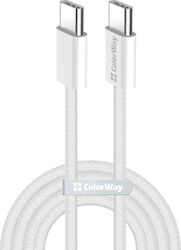 ColorWay USB 2.0 USB-C male - USB-C 60W 1m (CW-CBPDCC061-GR) ColorWay USB 2.0 USB-C male - USB-C 60W 1m (CW-CBPDCC061-GR)