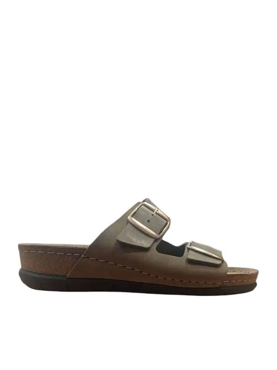 Sunny Sandals Δερμάτινα Γυναικεία Ανατομικά Σαν...