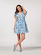 Sommer Mini Kleid Blue