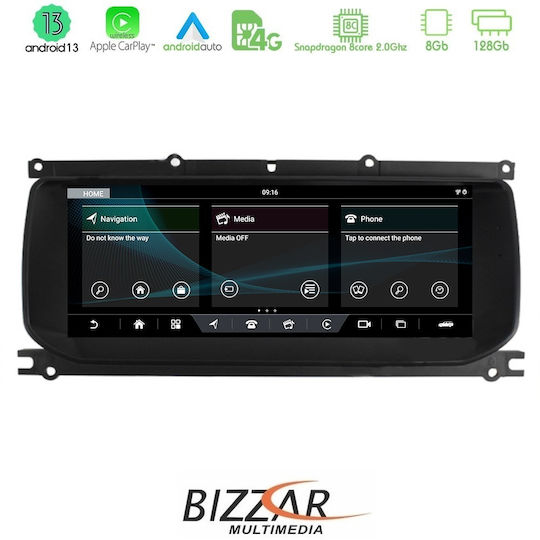 Bizzar Car Audio System for Land Rover Range Rover Evoque 2011-2015 (Bluetooth/USB/WiFi/GPS/Apple-Carplay/Android-Auto/CD) with Touch Screen 10.25"