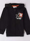 Kids Sweatshirt Cardigan with Hood Black