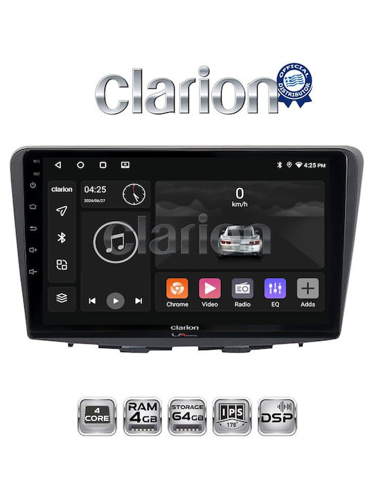 Clarion Sistem Audio Auto pentru Suzuki Baleno 2015 (Bluetooth/USB/WiFi/GPS/Apple-Carplay/Android-Auto)