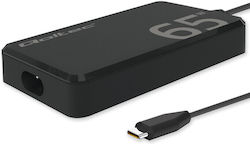 Φορτιστής 65w Gan Super Fast Slim Pd 5-20v 3.25a Usb-c 3.1 Laptop Macbook Smartphone Qoltec Φορτιστής 65w Gan Super Fast Slim Pd 5-20v 3.25a Usb-c 3.1 Laptop Macbook Smartphone Qoltec