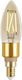Lutec LED Bulb 4.2W for Socket E14 and Shape C35 Warm to Cool White