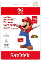 Sandisk Nintendo Switch 2 Mario Logo microSDXC 256GB