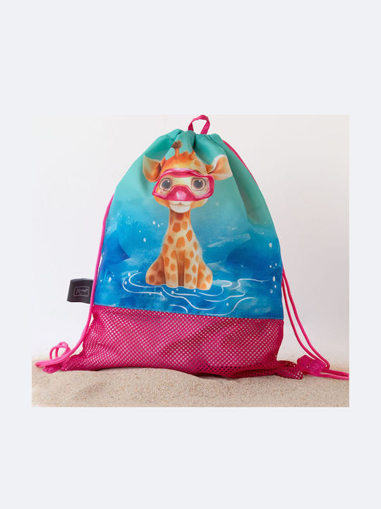 Kiokids Safari Fun Kinder Strandtasche Fuchsie
