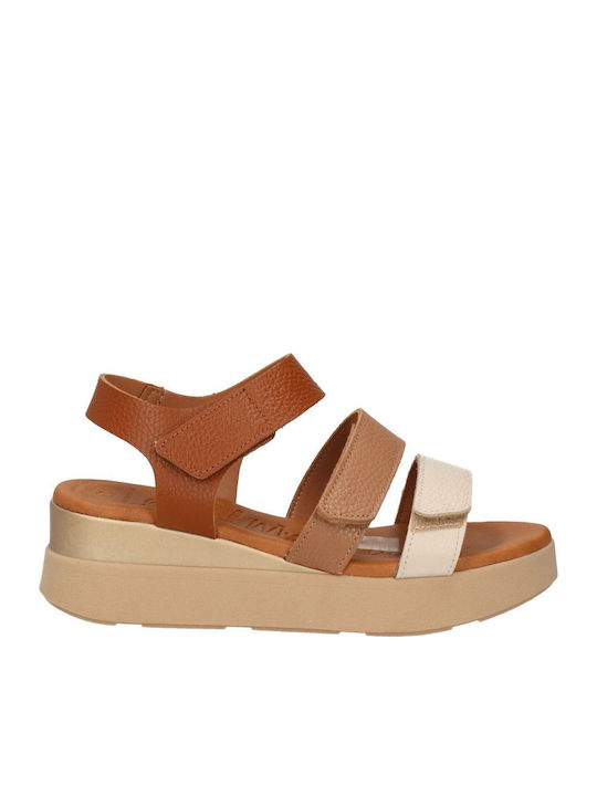 Oh My Sandals Doya Δερμάτινα Πέδιλα Doya Roble