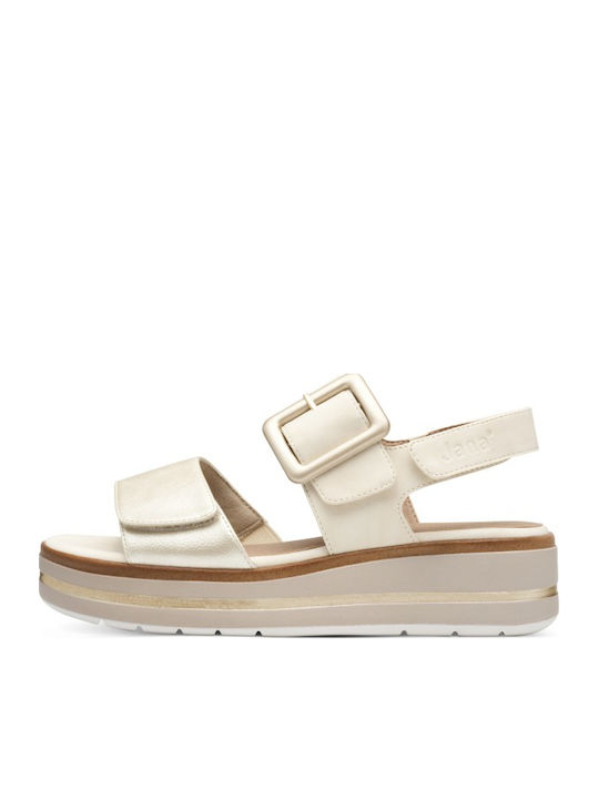 Jana Anatomische Damenplattformen Beige