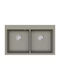 Helika Drop-In Sink Synthetic Granite W86xD51cm Gray