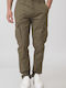Herrenhosen Cargo Elastisch Khaki