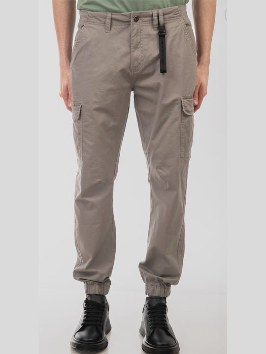 Double Pantaloni Elastic Gri