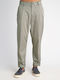 Culton Men's Elastic Regular Fit Trousers Light Grey