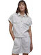 Women's Short Sleeve Shirt Gray