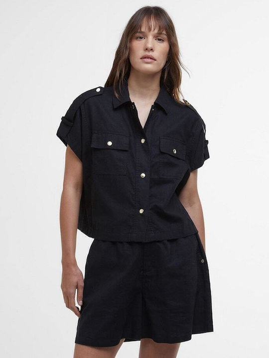 Barbour Women's Short Sleeve Shirt Black