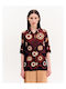 Women's Long Sleeve Shirt Brown