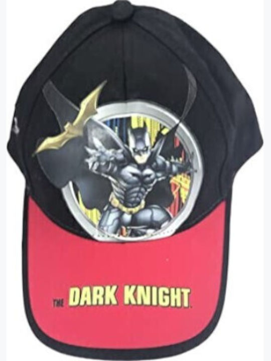 Disney Kids' Hat Jockey Fabric Batman Black