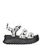 Women's Flat Sandals in Black Color