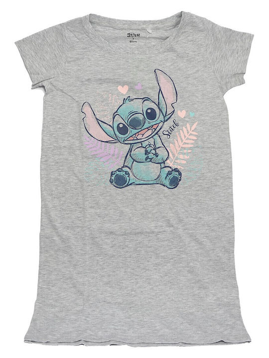 Disney Summer Women's Pyjama Top Gray Lilo & Stitch