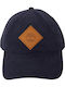 Șapcă de Baseball Timberland cu Patch în Formă de Diamant Albastru Închis