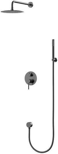 Sparke Built-in Mixer & Shower Head Set for Shower Gray