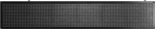 Μηνυμάτων Κυλιόμενη Πινακίδα LED Μονής Όψης 163x36cm Κόκκινο