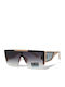 Optosquad Unisex Sunglasses with Gold Plastic Frame and Gray Gradient Lens 23473