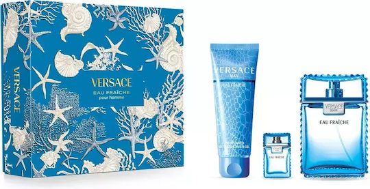 Versace Eau Fraîche Ανδρικό Σετ με Eau de Parfum και Shower Gel