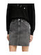 Τζιν Φούστα Washed Black