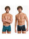 Men's Boxers BLACK/BETROL 2Pack