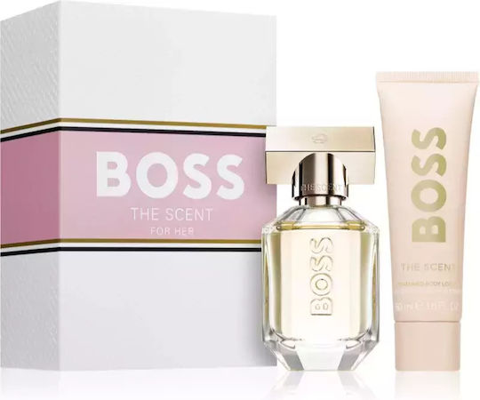 Boss The Scent For Her Дамски Комплект с Лосион за тяло