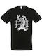 Tricou Negru pentru Bărbați Korn Dp1872