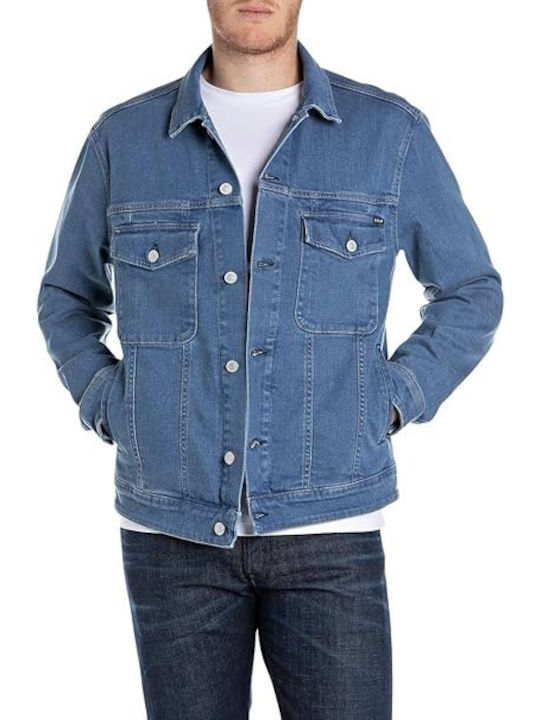 Replay Jeansjacke Jacke Light Blue Skroutz