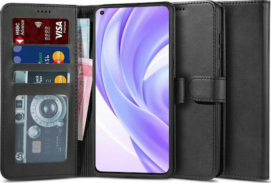 Tech-Protect Wallet Δερματίνης / Σιλικόνης Μαύρο (Xiaomi Mi 11 Lite / 11 Lite 5G / 11 Lite 5G NE)