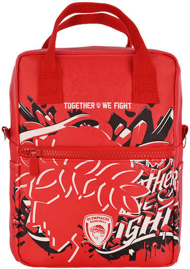 Estia Insulated Bag Handbag Save the Aegean 7 liters Olympiakos Bc Edition Together We Fight