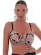 Chic Classics Bikini Сутиен E Чашка с Подплънки Флорален Blue