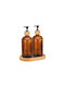Estia Bamboo Essentials Dispenser Kitchen made of Bamboo Brown 500ml