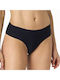 Ψηλόμεσα Γυναικεία Slip 2Pack χωρίς Ραφές Μαύρο