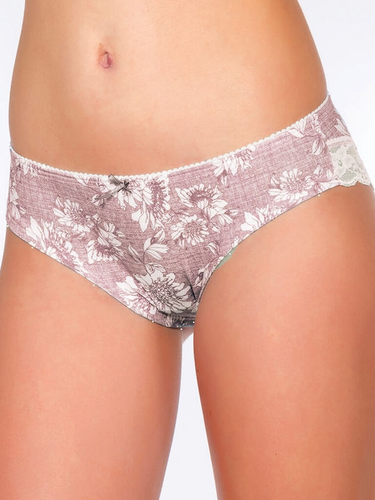 Women's Slip with Lace Bordeaux, White