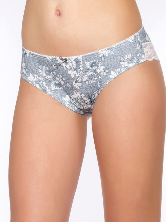 Jadea Women's Slip with Lace Grey, White