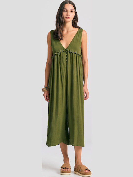 Women's One-piece Suit Hunter Green Khaki