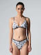 Bikini Set Bra & Slip Bottom with Adjustable Straps White