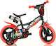 Dino Bikes Cartoon 12" Kinder Fahrrad BMX Orange