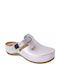 Leon Med 900 Damen Leder Clogs Beige