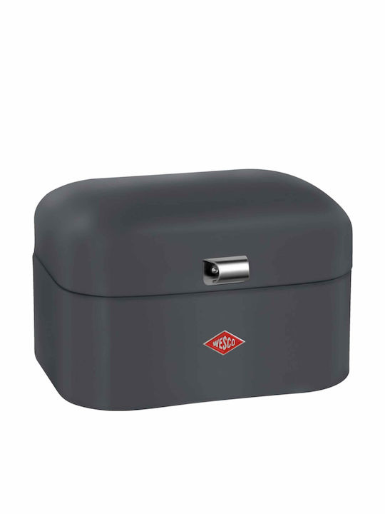 Wesco Ψωμιέρα με Καπάκι Γκρι 28x21.5x17cm