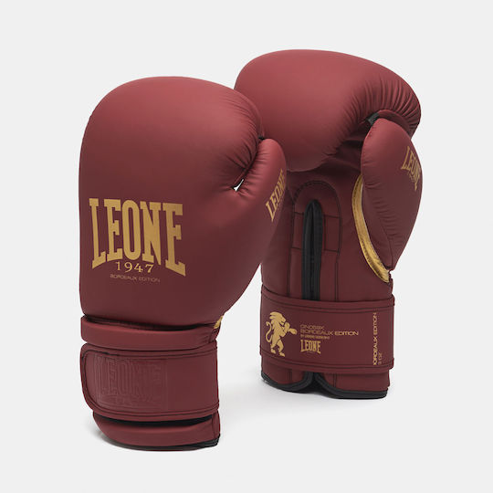 Leone 1947 Boxhandschuhe für Kampf Rot